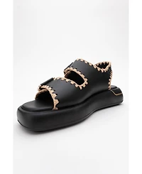 Douro Braided Rope Strap Leather Sandal (Women)