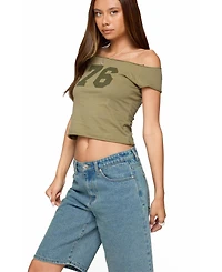 Edikted Women's 76 Off Shoulder Top