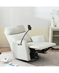 Streamdale 270 Power Swivel Recliner with Usb Ports for Nursery & Living Room