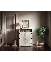 Streamdale 6-Tier Farmhouse Shoe Cabinet with Adjustable Shelf
