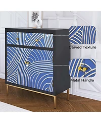 Streamdale Accent Cabinet with 2 Doors,1Drawer and Adjustable Shelf for Living Room, Hallway, Entryway, Dining Room, Bedroom