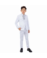 Stacy Adams Big Boys White 5 Pc Suits