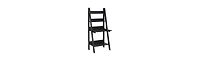 Compact Ladder Writing Desk with Built-in Bookshelves For Study Room