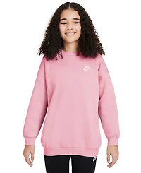 Nike Big Girls Sportswear Club Fleece Oversized-Fit Sweatshirt