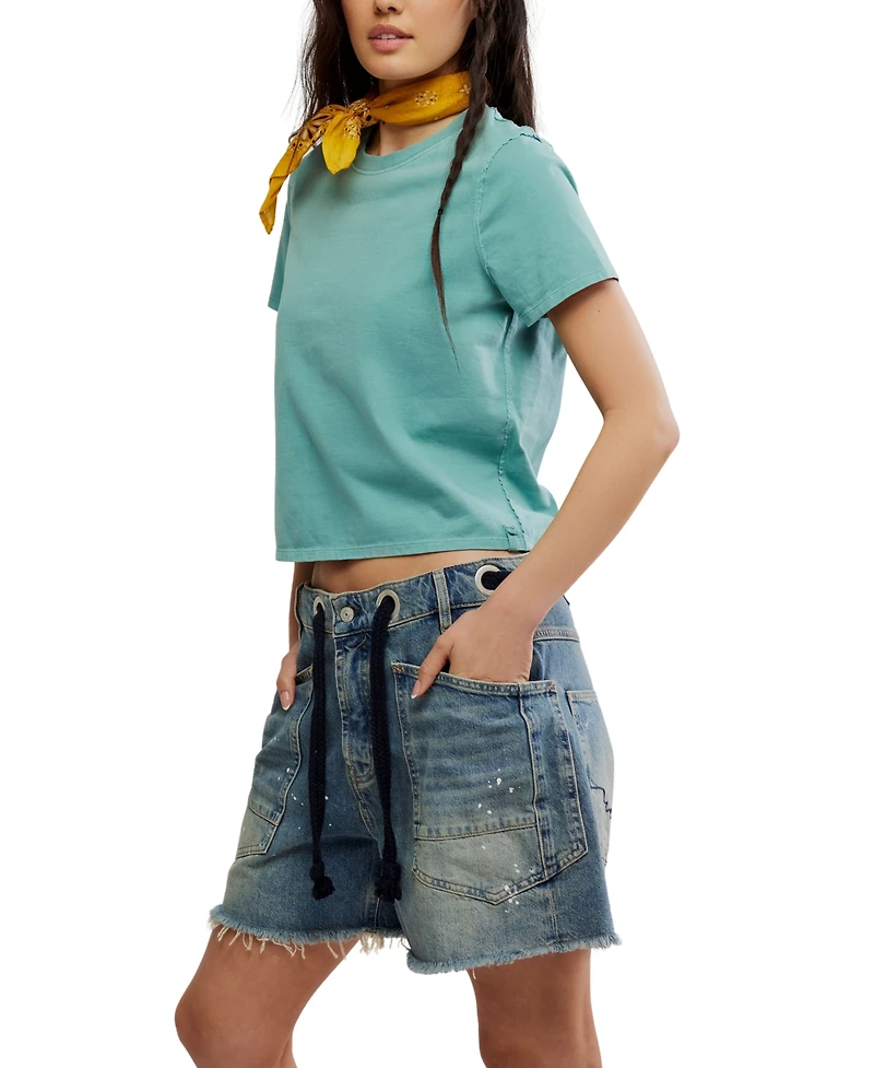 Free People Women's Everyday Cotton T-Shirt