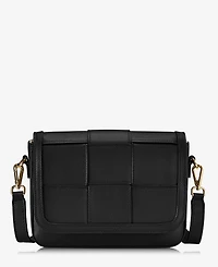 GiGi New York Lily Handwoven Leather Mini Crossbody Bag