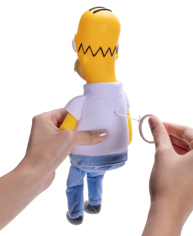 Shelf Talkers Homer Simpson Talking Plush Doll
