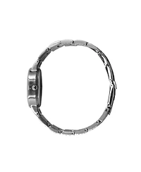 Peugeot Women's Silver 30x25mm Sun Moon Dial Link Bracelet Watch