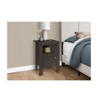 Nightstand with Cabinet Storage for Bedroom Organization and Bedside Use