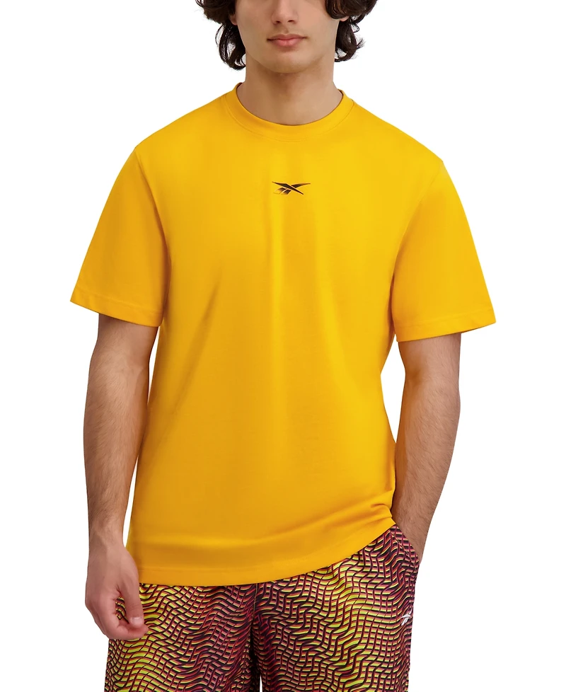 Reebok Men's Athlete Hype Logo Graphic Cotton T-Shirt