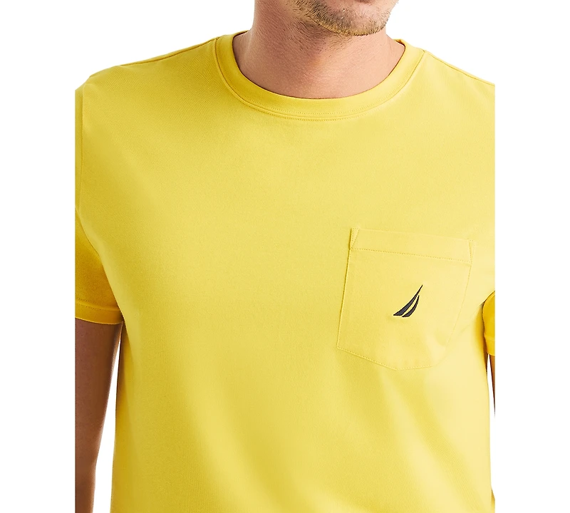 Nautica Men's Classic-Fit Solid Crew Neck Pocket T-Shirt