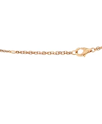 Pre-Owned Cartier 2 Diamonds Love Pendant Necklace 18K Rose Gold with Pink Sapphire and Diamond