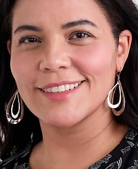 Style & Co Orbital Drop Earrings, Macy's Exclusive