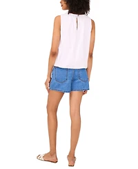 1.state Women's Cotton Sleeveless Bubble Top