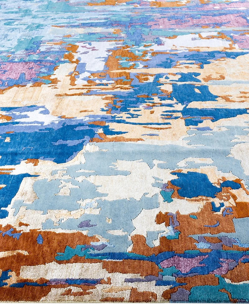 Adorn Hand Woven Rugs Indo Modern M7422 9'2"x12'2" Area Rug