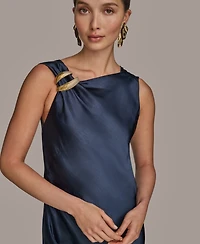 Donna Karan New York Women's Rhinestone-Accent Gown