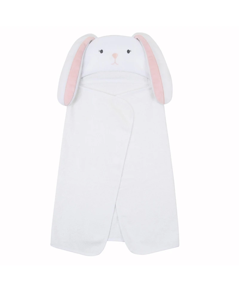 Lambs & Ivy Baby Baby/Infant Luxury Cotton Terry Bunny Hooded Bath Towel