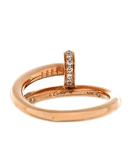 Pre-Owned Cartier Juste un Clou Ring 18K Rose Gold and Diamonds