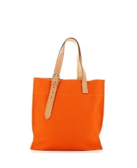 Pre-Owned Hermes Etriviere Shopping Tote Toile and Leather