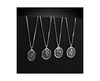 Vincero Mens Necklace, Built Different Collection, The Eagle Pendant- Sterling Silver, 21” Chain