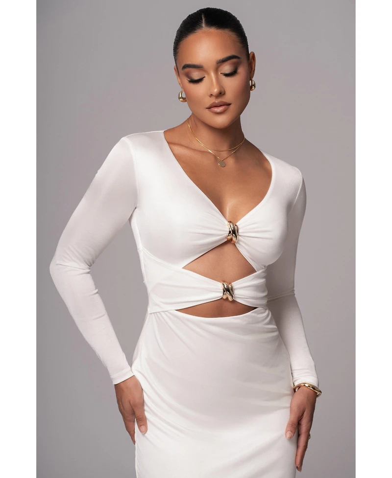Jluxlabel Women's Soiree Cutout Maxi Dress