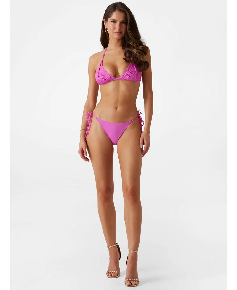 Guess Women's Braided Triangle Bikini Top