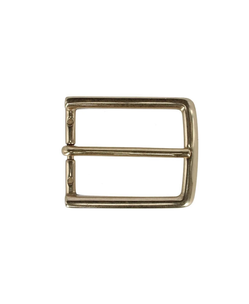 Trafalgar Men's 35mm Italian Solid Brass Simple and Classic Harness Belt Buckle