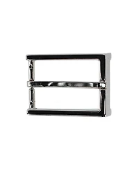 Trafalgar Men's 35mm Italian Classic Rectangular Sold Brass Harness Belt Buckle
