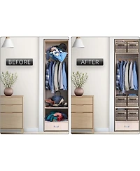 Sorbus 11 Inch Foldable Fabric Storage Cube Bin with Handles - for Organizing Pantry, Closet, Nursery, Playroom, & More