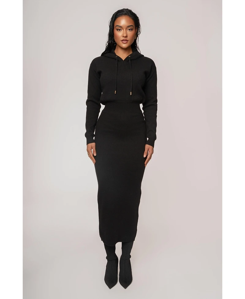 Jluxlabel Women's All One Hoodie Dress