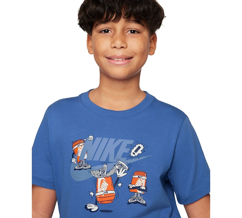 Nike Big Boys Sportswear Graphic Cotton T-Shirt