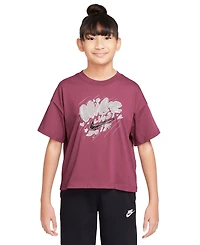 Nike Big Girls Sportswear Just Do It Graphic Cotton T-Shirt