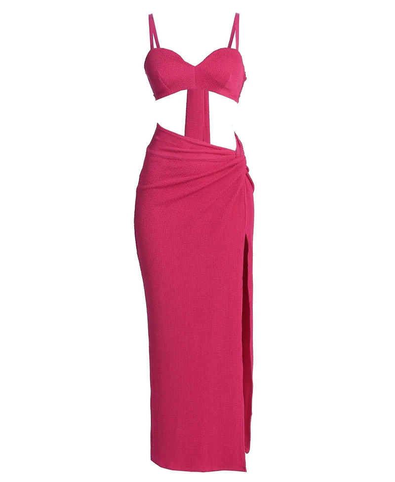 Jluxlabel Women's Deidra Draped Skirt Set