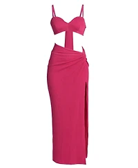 Jluxlabel Women's Deidra Draped Skirt Set