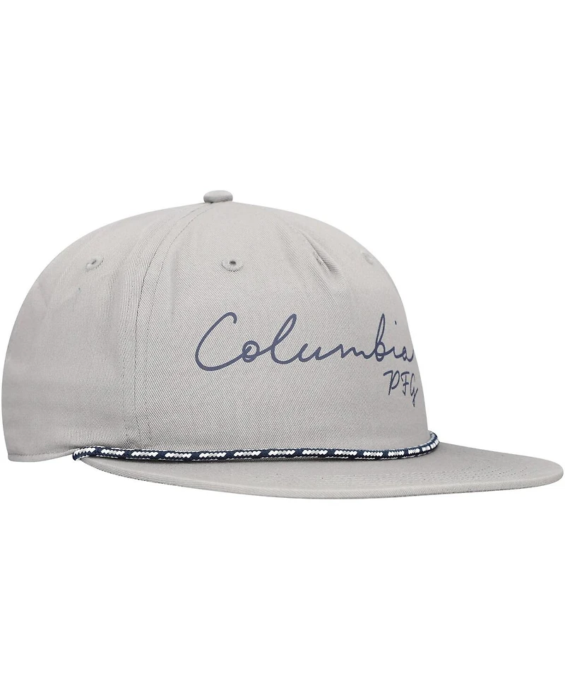 Columbia Men's Gray Dallas Cowboys Phg Back Tack Adjustable Hat
