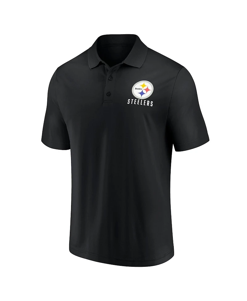 Fanatics Men's Pittsburgh Steelers Lockup Polo Shirt