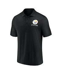 Fanatics Men's Pittsburgh Steelers Lockup Polo Shirt