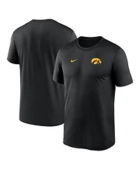Nike Men's Black Iowa Hawkeyes 2025 Sideline Small Logo Legend Performance T-Shirt