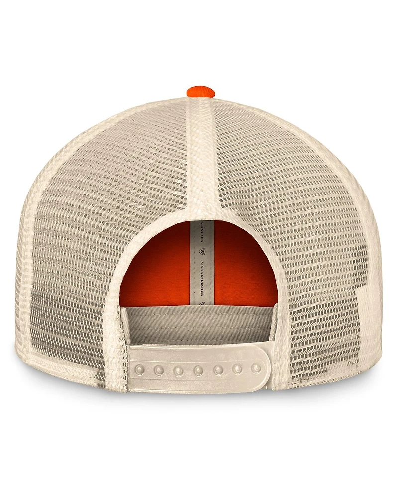 Top of the World Men's Orange Clemson Tigers Heritage Waylon Trucker Adjustable Hat