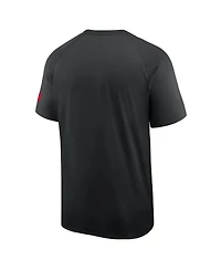 Nike Men's Black Georgia Bulldogs Ready Raglan Premium Performance T-Shirt