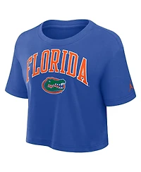 Jordan Women's Royal Florida Gators Athletic Prep Arch Cropped Performance T-Shirt