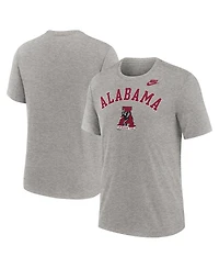 Nike Men's Heather Gray Alabama Crimson Tide Legacy Arch Tri-Blend T-Shirt