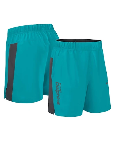 Nike Men's Aqua Miami Dolphins Woven Victory Performance Shorts
