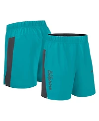 Nike Men's Aqua Miami Dolphins Woven Victory Performance Shorts