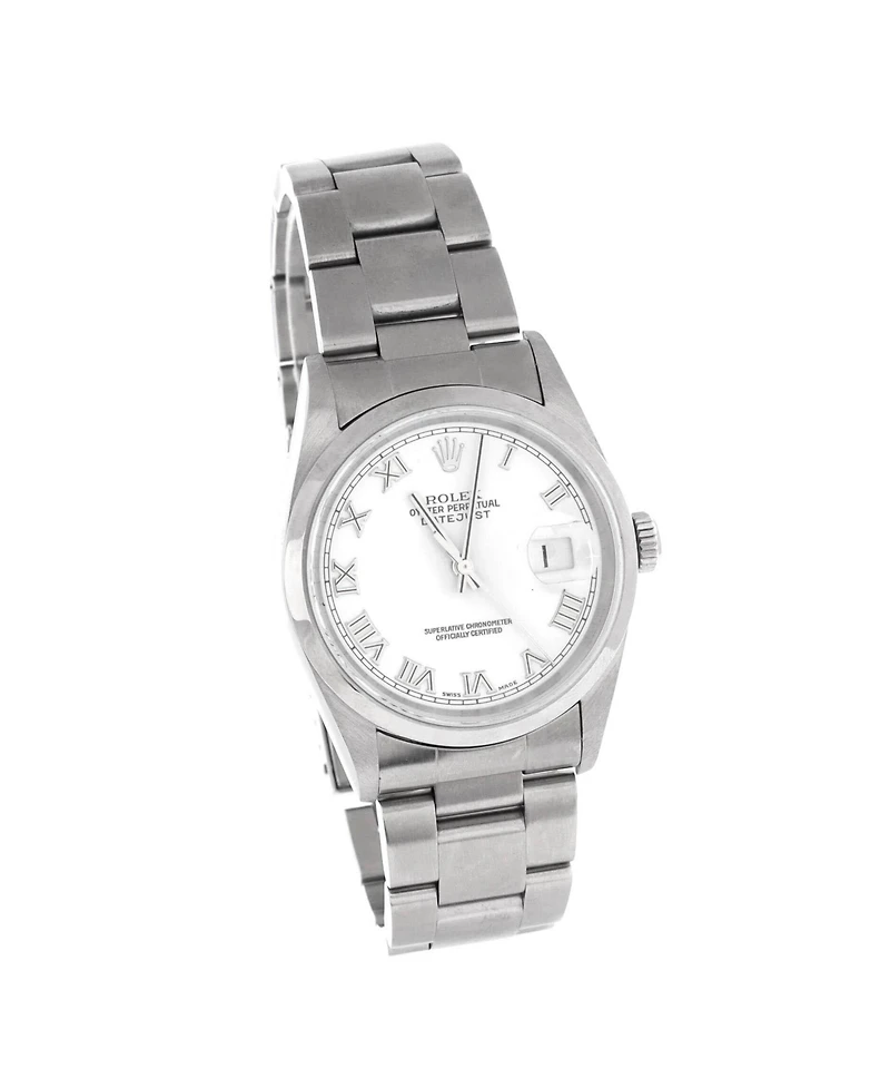 Pre-Owned Rolex Oyster Perpetual Datejust Automatic Watch in Stainless Steel 36mm