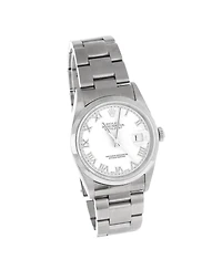 Pre-Owned Rolex Oyster Perpetual Datejust Automatic Watch in Stainless Steel 36mm