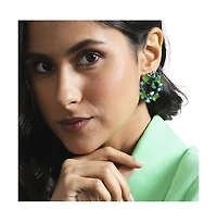 Sohi Crystal Pear Stud Earrings