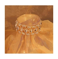 Sohi Gold-Plated Crystal Necklace