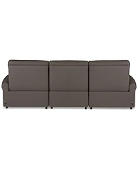 Thandler 3-Pc. Leather Sofa with 2 Power Recliners and 1 Drop Down Table, Exclusively at Macy's