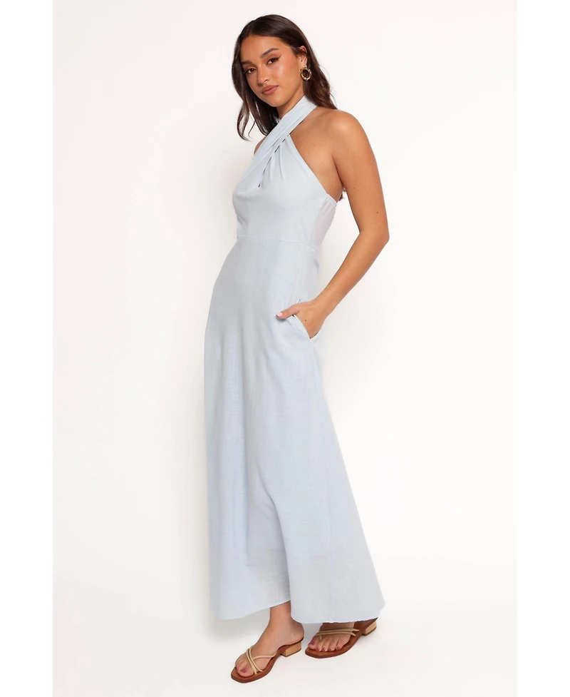 Petal and Pup Women's Betsy Halterneck Maxi Dress
